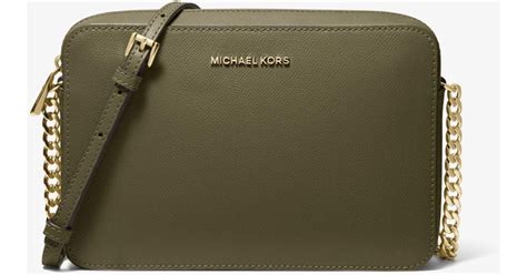 michael kors green crossbody handbag|Michael Kors olive green handbag.